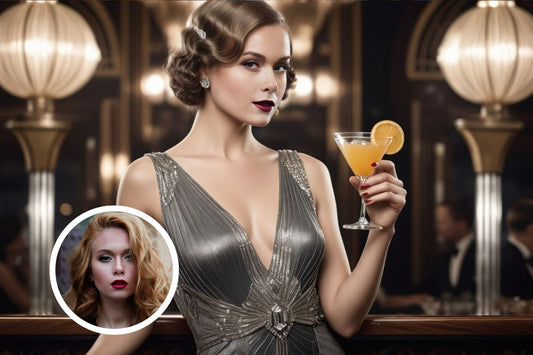 100888 ELEGANT A COCKTAIL GLASS, LUXURIOUS LADY