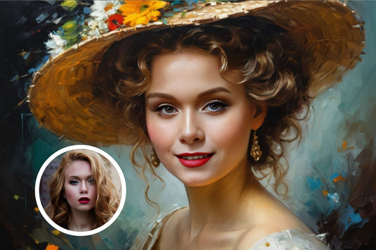 100921 PAINTING FLOWERS LADY