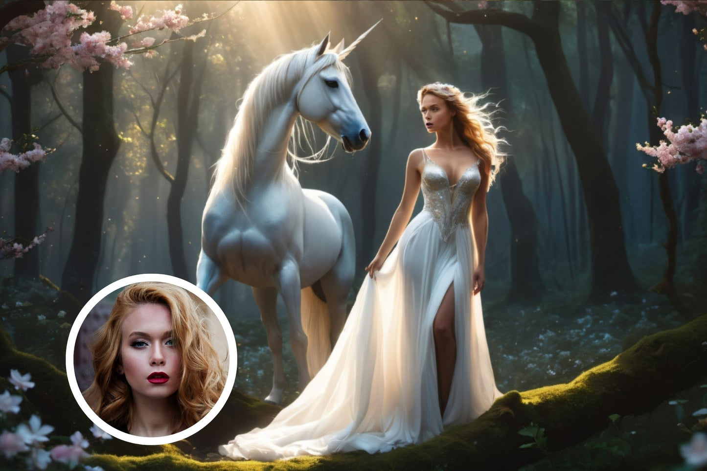 100988 UNICORN LADY