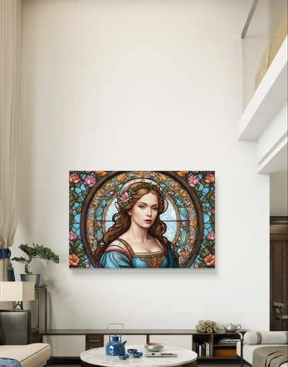 101010 STAINED GLASS LADY
