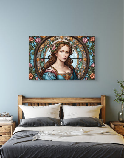 101010 STAINED GLASS LADY