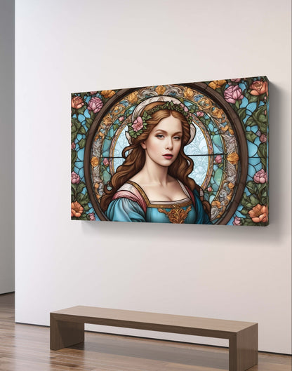 101010 STAINED GLASS LADY