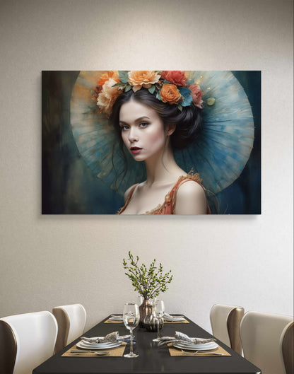 101033 FLOWERS LADY