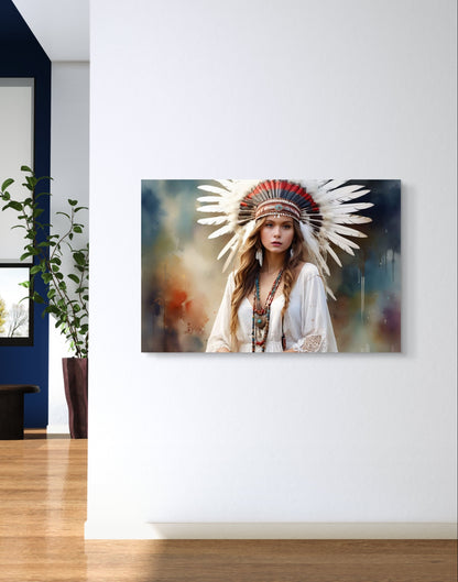 101043 NATIVE AMERICAN LADY
