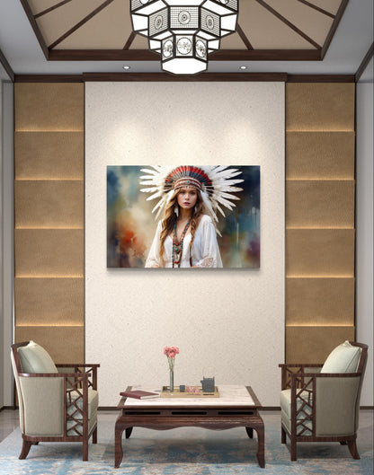 101043 NATIVE AMERICAN LADY