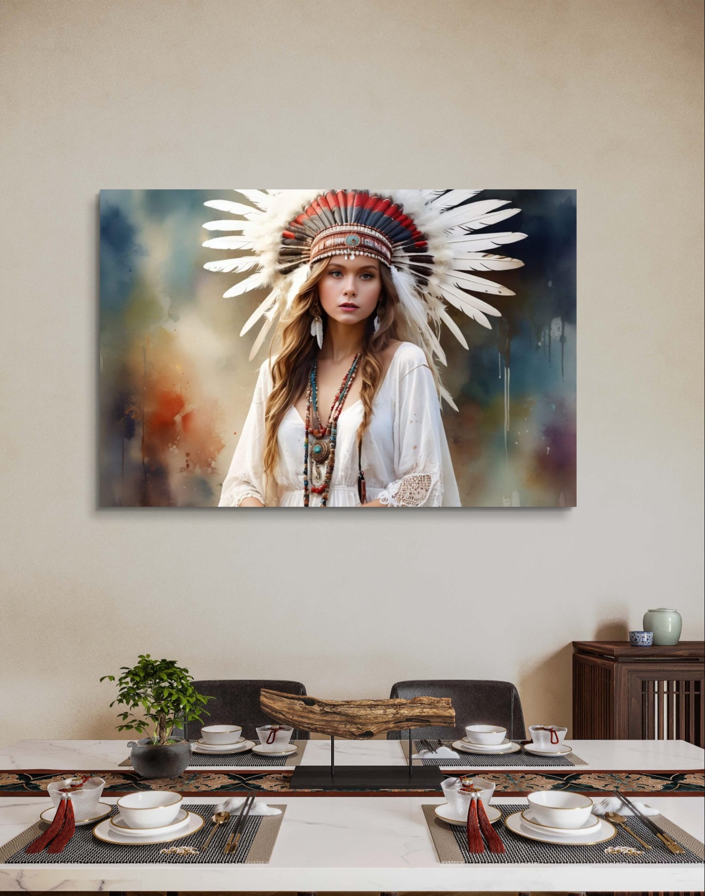 101043 NATIVE AMERICAN LADY