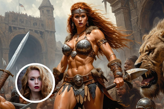 101079 BEAUTIFUL WARRIOR LADY
