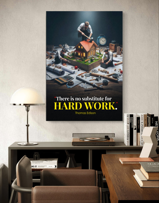 200282 There is no substitute for hard work. Thomas Edison