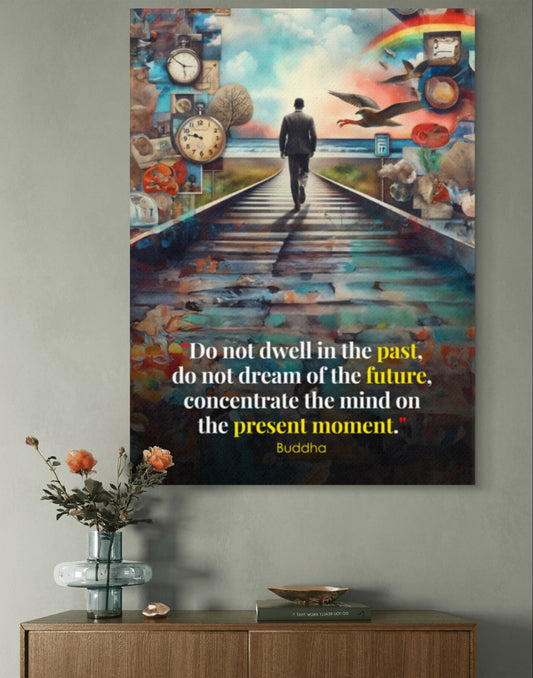 200317 Do not dwell in the past, do not dream of the future, concentrate the mind on the present moment. Buddha